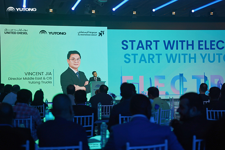 La presentación del camión ligero eléctrico de Yutong fue un éxito en Dubai