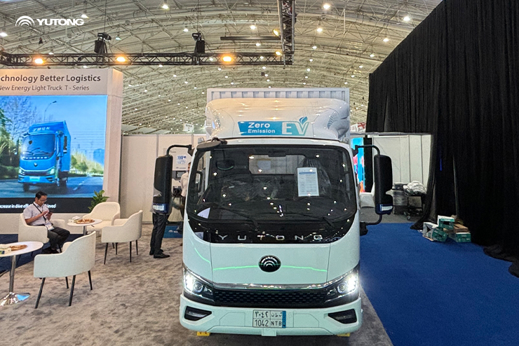 Yutong Truck se exhibe en el 3º Salón del Vehículo Eléctrico (EV Auto Show Riyadh)