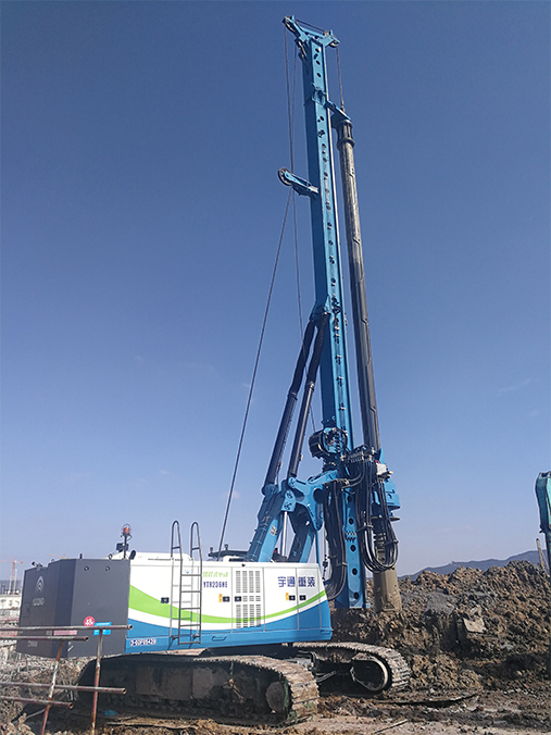 Yutong electric piling rig construction case——YTR236HE in Fujian Province