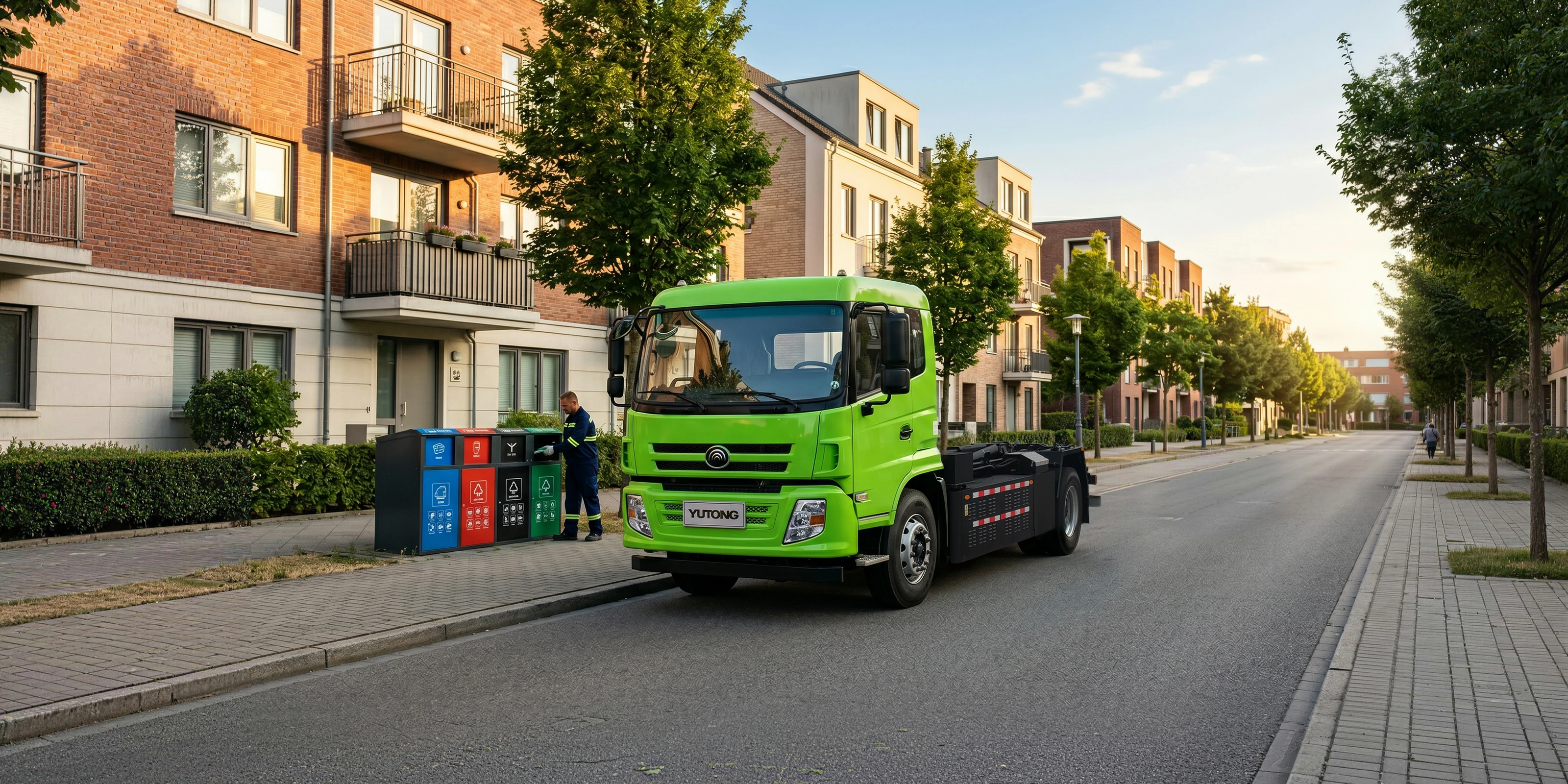 18-Ton Electric Hook-Lift Refuse Truck