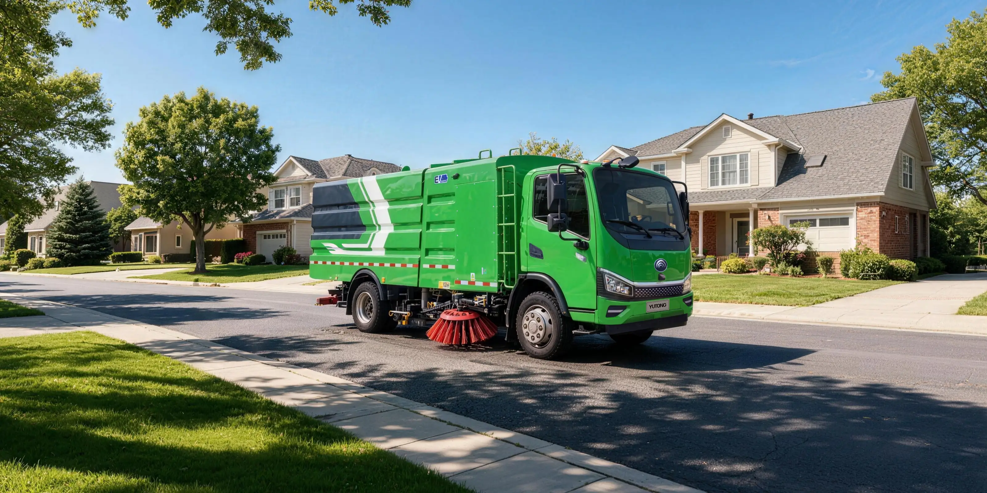 18-Ton Electric Road Sweeping &amp;amp;amp;amp; Washing Truck