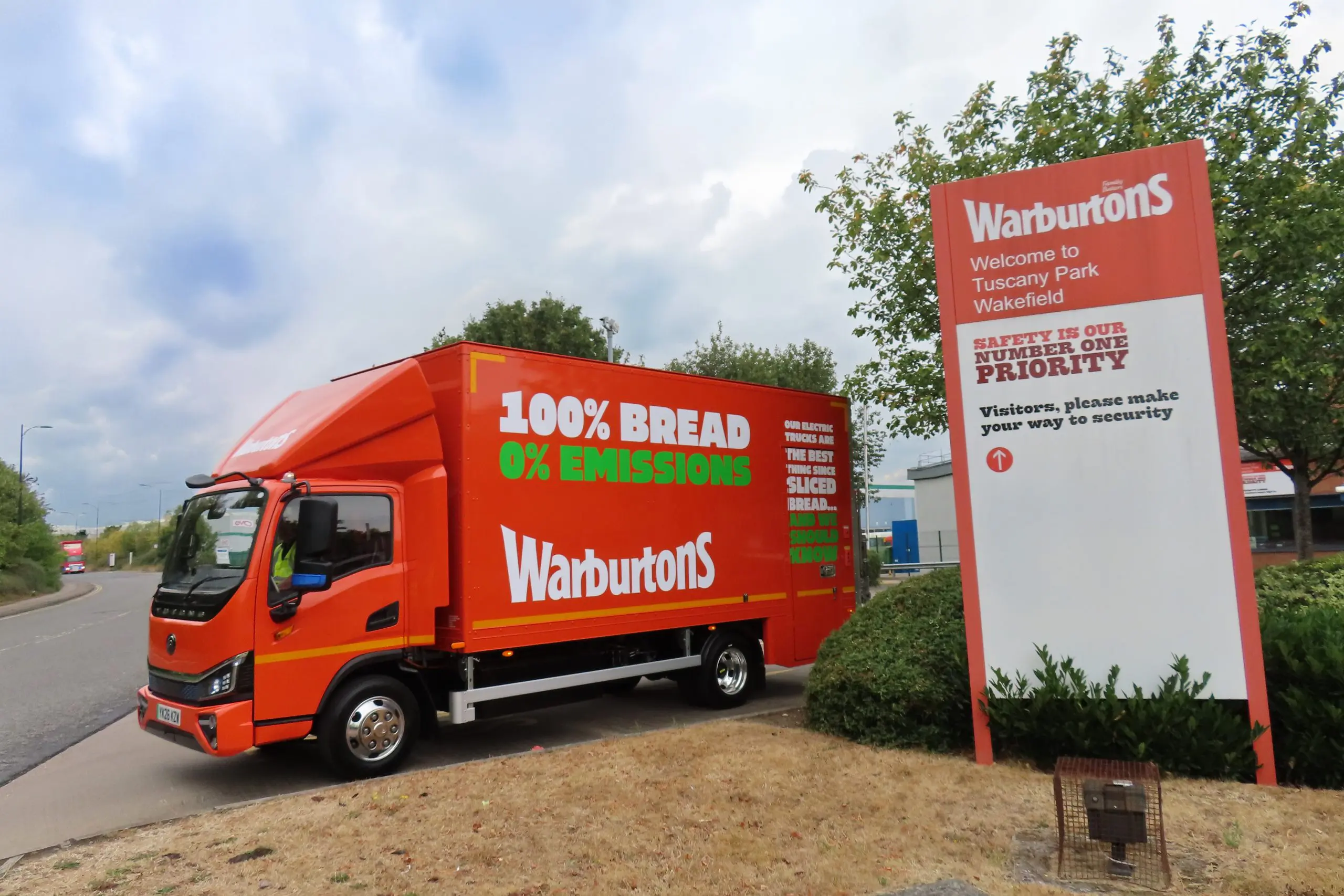 First Electric Truck Delivery for Warburtons First Electric Truck Delivery for Warburtons