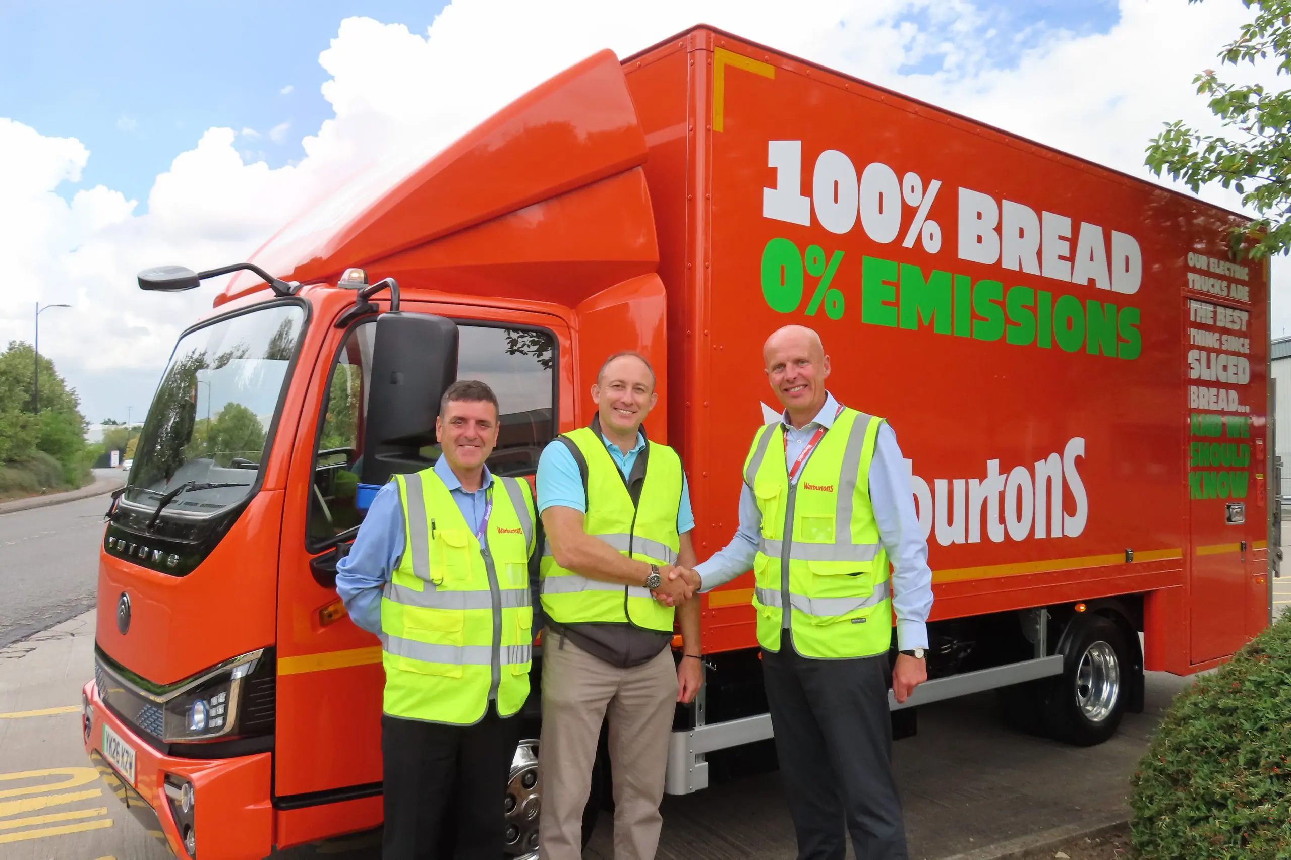 First Electric Truck Delivery for Warburtons First Electric Truck Delivery for Warburtons